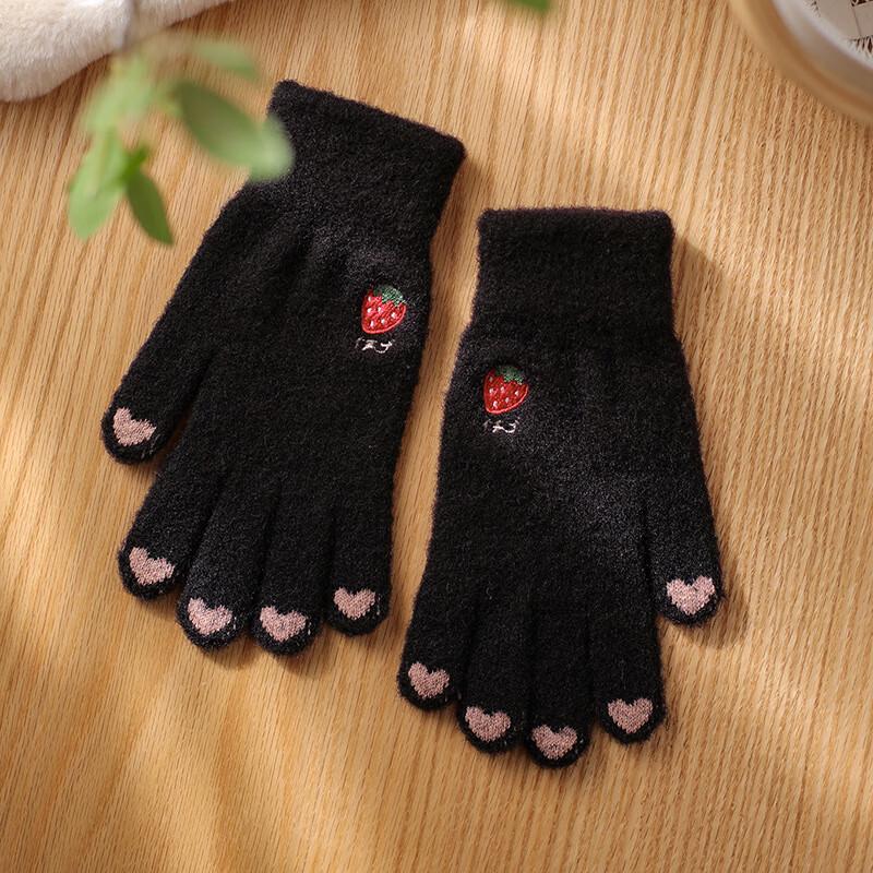 Cute Korean Style Touchscreen Winter Gloves