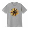 Leopard Sunflower T Shirt Print Botanical Mothers Day Gift Unisexs Flowers Vintage Breathable Comfortable Fashion