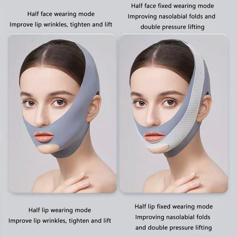Facial Lifting and Slimming Band for V-Line Contouring, Chin Reduction, and Muscle Relaxation During Sleep