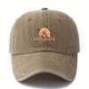 Unisex Capybara Hat Printed Baseball Cap Retro Washed Casual Outdoor Cap