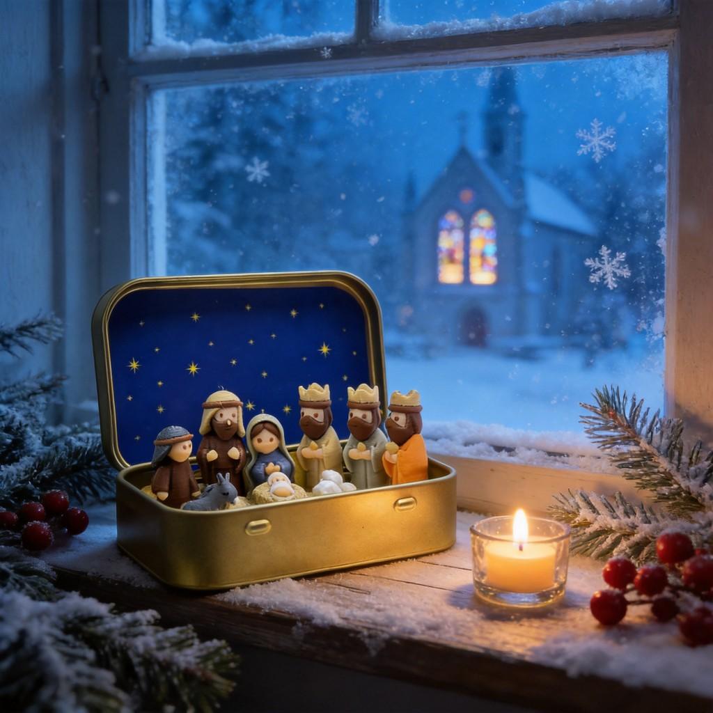 Festive 3d Printed Christmas Ornament Set With Pla Material For Home Decoration Gift