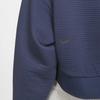 Nike Loose Fit Cropped Long Sleeve Sweatshirt Women sweatshirt Navy-Blue CJ9476-498