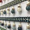 2 Meter Curtain Sewing Tassel Fringe Curtain Tassel Crystal Ribbon Upholstery Decorative Diy Making Household Craft Sew Supplies