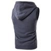 Men Hooded Waistcoat Fashion Brand Male Sleeveless Jacket Zipper Casual Cotton Men Vest