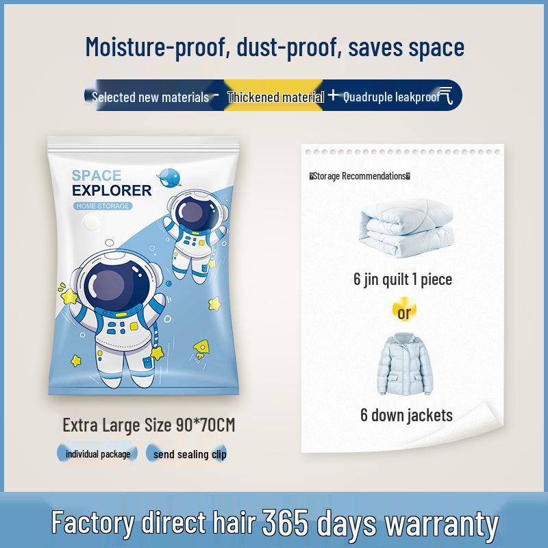 Vacuum Storage Bags for Quilts, Clothing, and Down Jackets