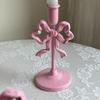 Wrought Iron French Bow Candlestick High Footed Wedding Candle Stand  Home Decoration