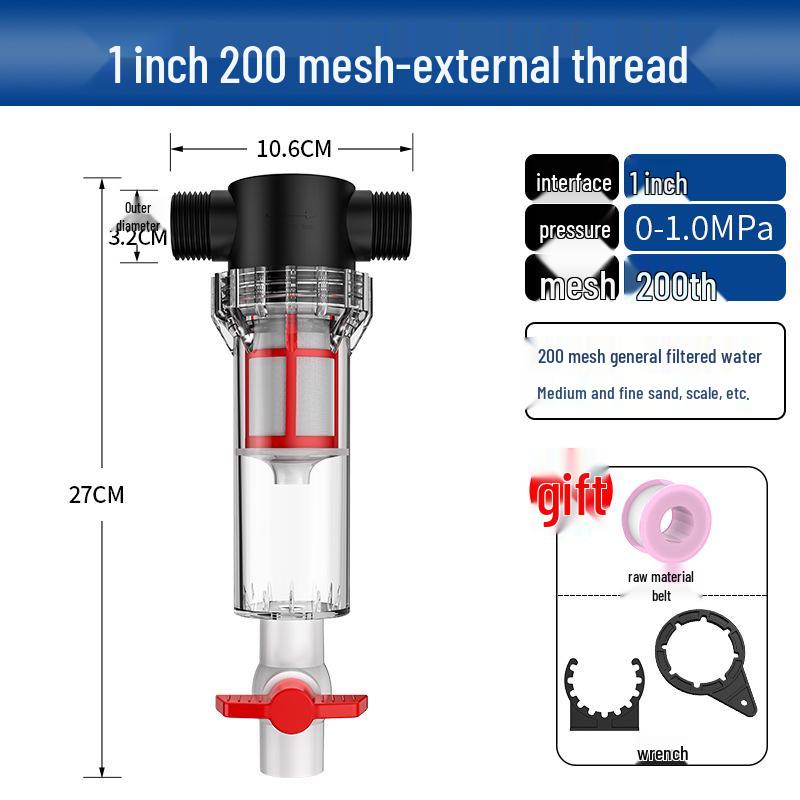 Large Capacity Fish Tank Pre-Filter and Waste Separator Pipeline