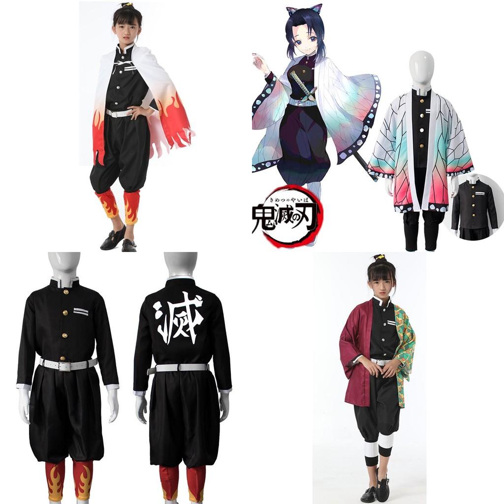 Breathable And Eye-catching Demon Slayer Kimetsu No Yaiba Nezuko Kids Cosplay Costume Perfect For Halloween And Fancy Dress Parties
