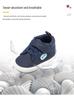 Stylish Lace-Up Baby Walking Shoes (0-1 Year) - Spring/Autumn, Non-Slip Canvas, Soft Cloth Sole, Wear-Resistant Toddler Shoes.