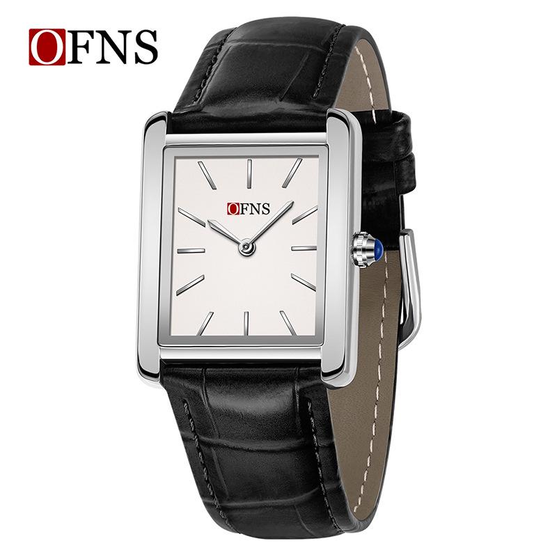 Oufani Women's Waterproof Roman Square Quartz Wristwatch