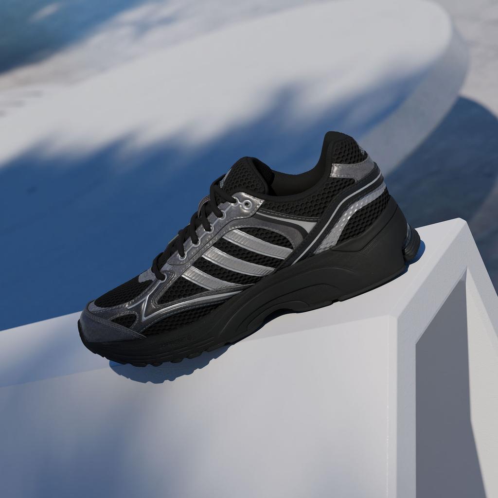 Adidas Spiritain 2000 Chunky Sneakers Unisex Low Top Black/Bright Meta