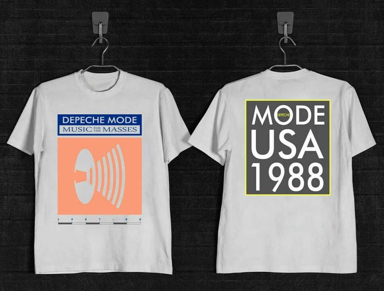 

Depeche Mode 1988 Music for the Masses Tour TShirt Unisex T-Shirt XXXL