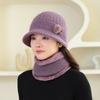 New Autumn and Winter Mother Hat Cold-proof and Warm Knitted Hat Fashionable Hat Fashionable Hat Plus Velvet