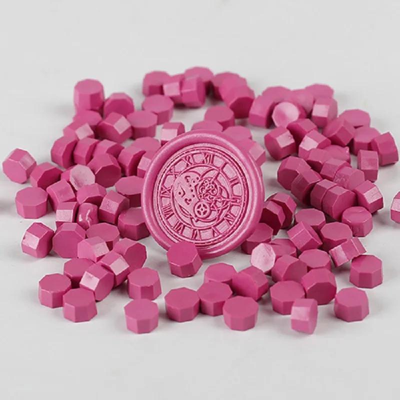 200 Pcs Wax Print Beads Wax Seal for Stamps Wax Lacquer for Seals Retro Sealing Gold Wedding Birthday Lacre for Card Making
