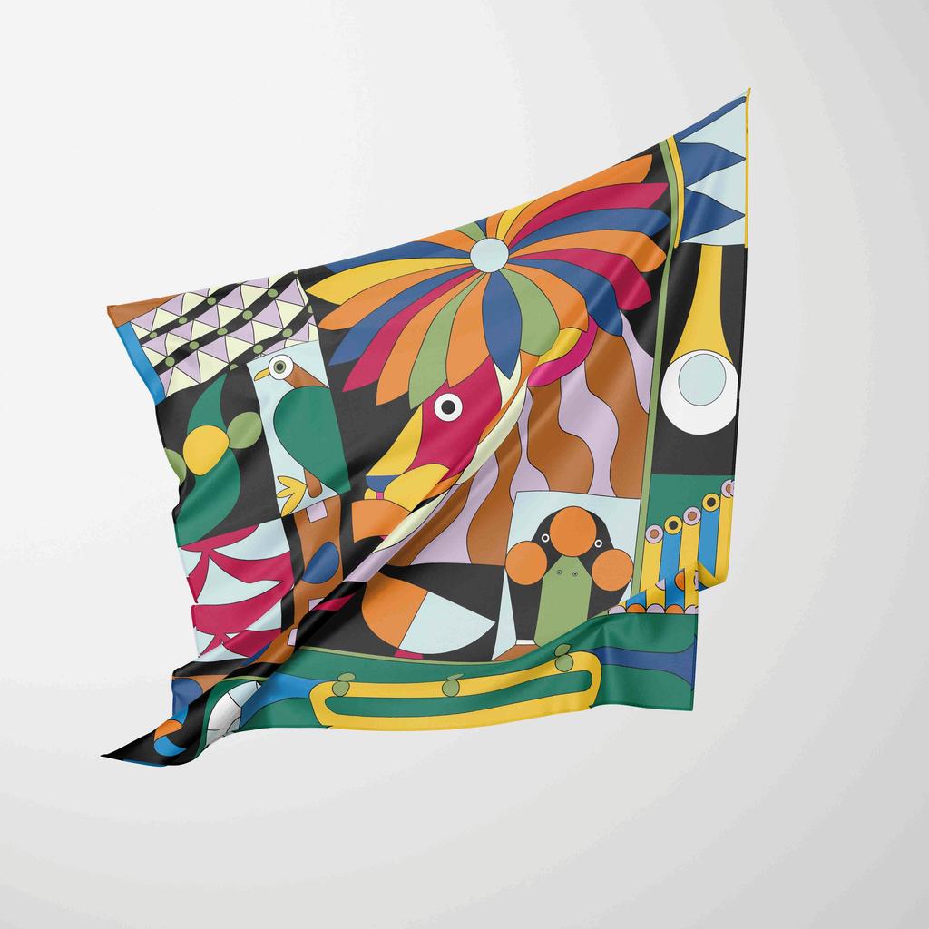 70cm*70cm Silk Square Scarf Women Bandana Print Scarves Head Band Fashion Lady Hair Shawl and Wrap Female Neckerchief Hijab