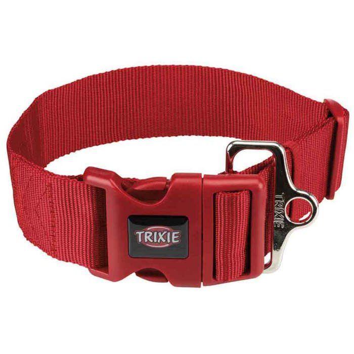 Collier Premium - M-L - Rouge - 40-60 cm - 50 mm - Réglable et robuste