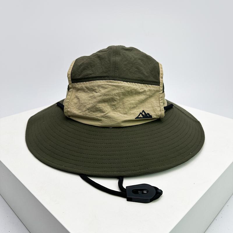 Fisherman Bucket School Old Vintage Dry Quick Drying Fast Women  Men For Neutral Gender Fresh Caps Hats Color Block Sunshade Outdoor Breathable