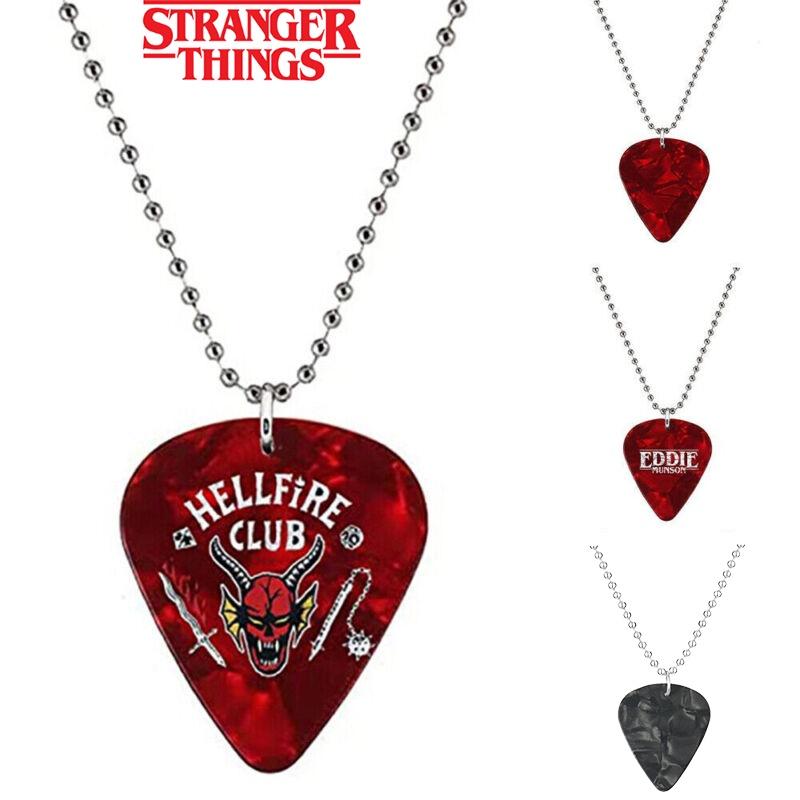Eddie Hellfire Club Munson Kytarové Trsátko Plectrum Náhrdelník Koule