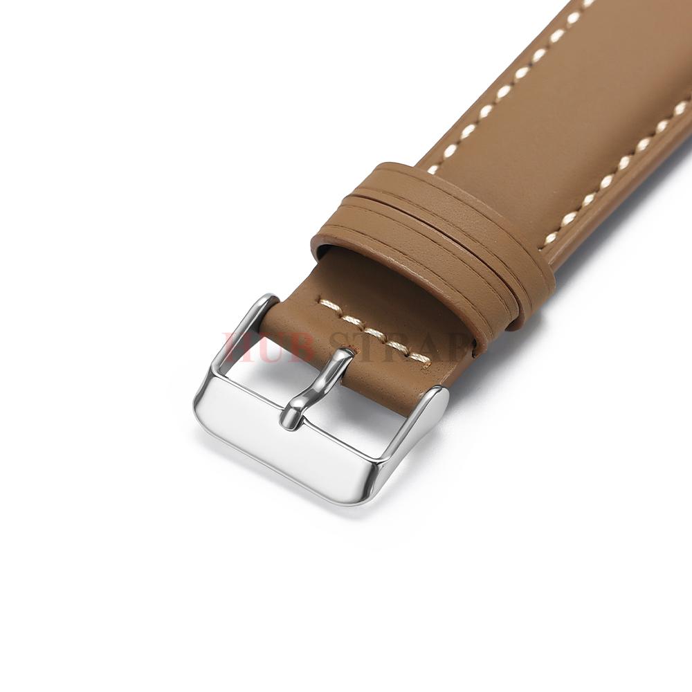 18mm 20mm 22mm Cowhide Watch Band for Omega for Seiko Strap Sport Vintage Watchband for Men Women Sport Bracelet for Smartwatch