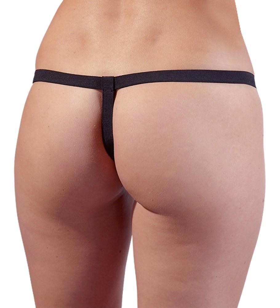 Fetish Collection - Leather Thong With Chains BDSM