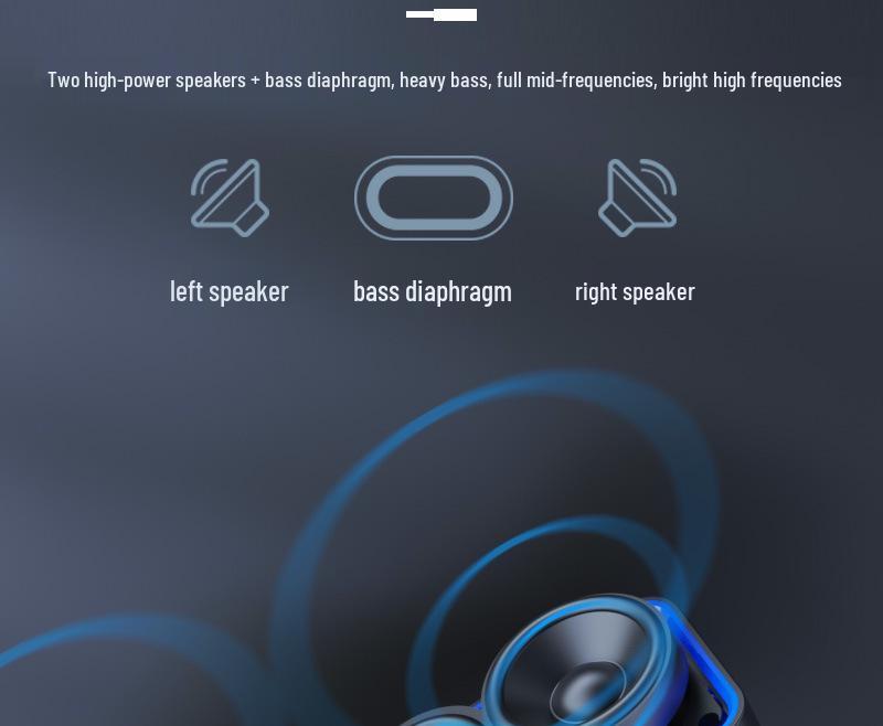 PRO Mini Bluetooth Speaker: Portable, Long-Lasting Battery for Music, Streaming, Outdoor Use, and Online Class Loudspeaker