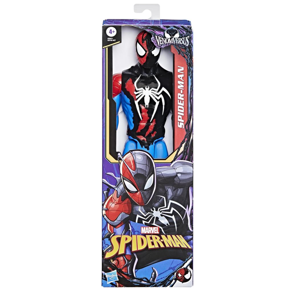 Spider-Man Marvel Venom Vs. Titan Hero Series Action Figure, 12-inch (30cm) Superhero Action Figure & Toy, Ages 4+