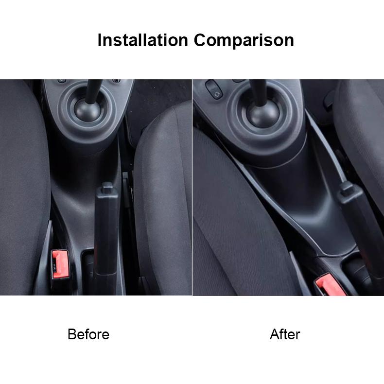 Car Center Console Armrest Storage Box Organizer Tray Car Accessories Interiors for Smart 453 Fortwo Forfour 2015-2019