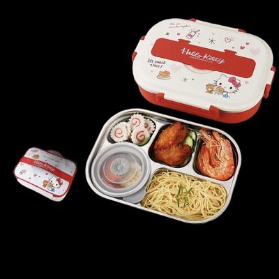 Abay Hello Kitty 304 Stainless Steel Lunch Box Set