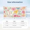 Floral Artwork 30 Theme Quick Dry Beach Towel Custom Name Text Print Large Sand Resistant Towel Beach Vacation