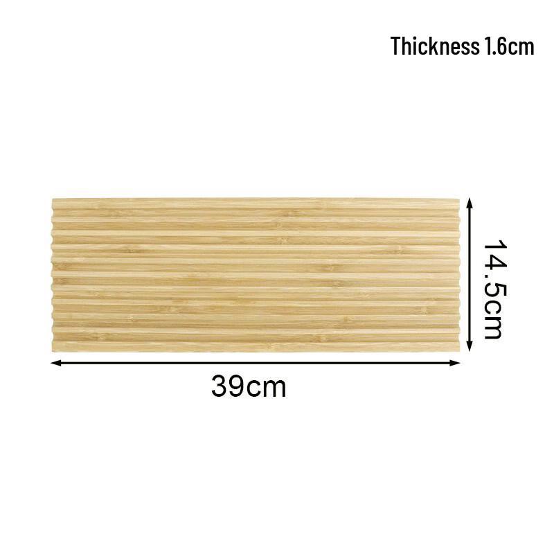 ZISIZ Wooden Ripple Texture Tray