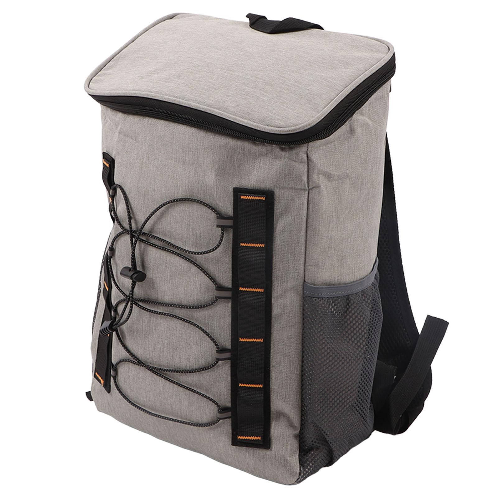 Терморюкзак для улицы большая вместимость сумка-холодильник длительное сохранение тепла сумка для обеда с боковым держателем для стакана 1930₽