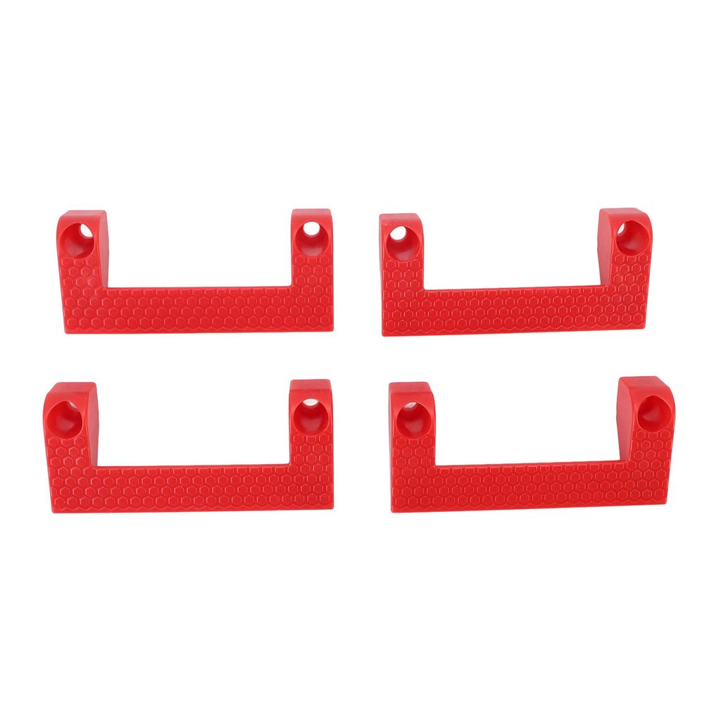 4pcs Tape Measure Holder ABS Tool Storage Holder for Power Tool On Ladder for Garage Organization Easy Access Red