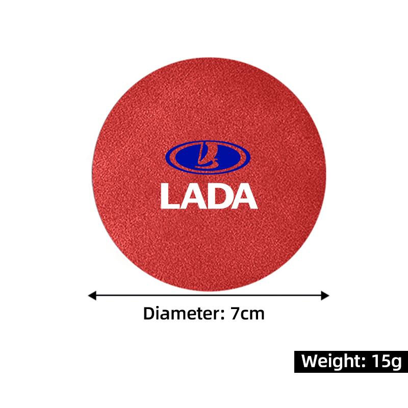 2PCS Car Coaster Cup Holder Anti-slip Accessories For Lada Vesta Niva Samara Kalina Largus Priora Xray Granta NN99