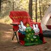 1pc Miffy2 Theme Blanket - Digital Print, Polyester, Cozy for All Seasons, Perfect for Outdoor, Camping, and Travel