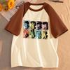 Jojo Bizarre Adventure Steel Ball Run Mädchen Anime Ästhetik Klassisch Trendiges T-Shirt Retro Grafik Digitale Popkultur Bunt