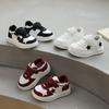Spring New Popular Children's Sneakers, Sports White Shoes with Bright Five-pointed Stars for Boys and Girls