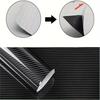 Carbon Fiber Vinyl Wrap for Door Edge & Sill Protection - Waterproof, Scratch-Resistant Guard Strip for Most Cars - Suitable for Exterior Protection
