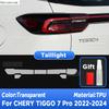 Car Headlight Protection Transparent Anti-Scratch Protective Film TPU Stickers For CHERY TIGGO 7 PRO -2024 Accessories
