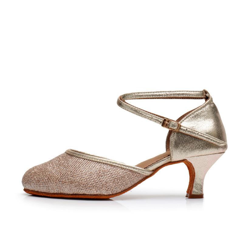 Dancing Shoes for Women/Ladies/Girls Ballroom Dance Shoes Closed Toe Professional Salsa/Latin Dance Shoes Heeled 5CM/7CM