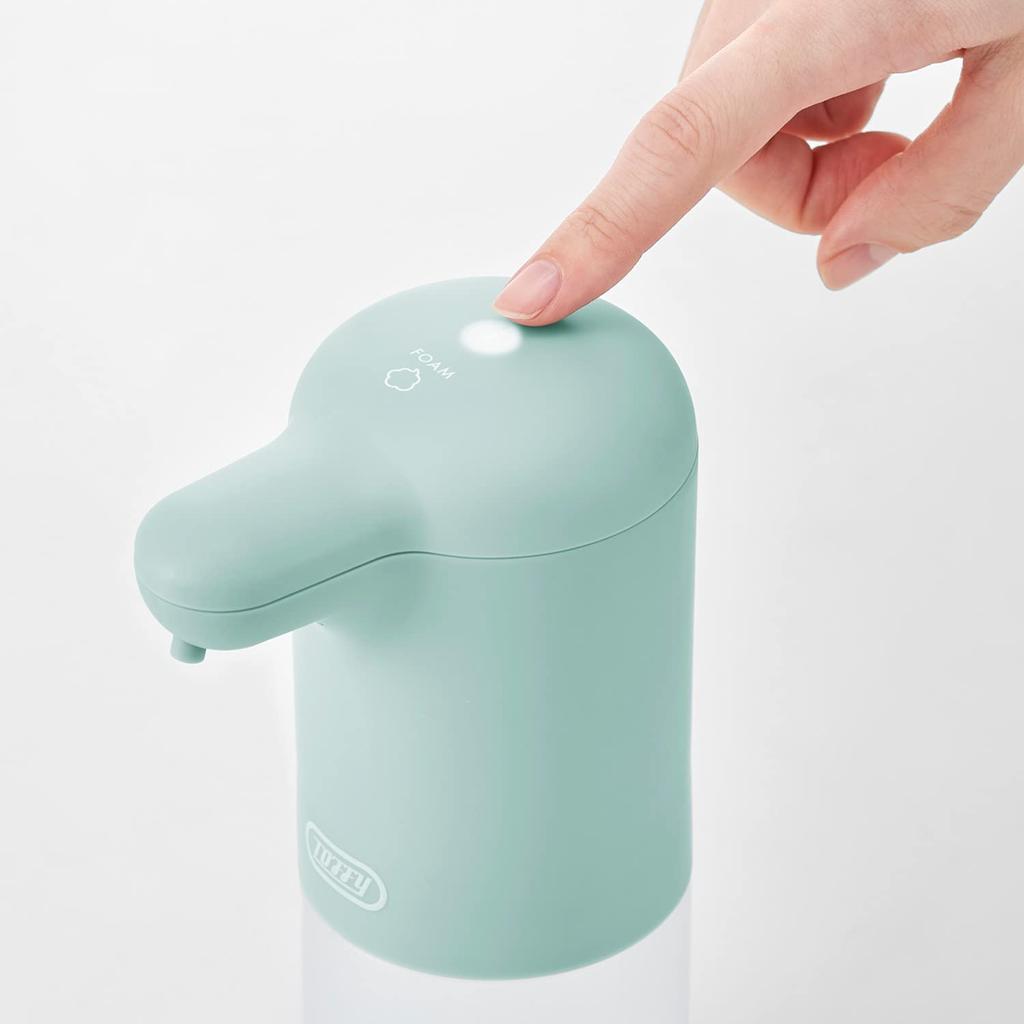 Automatic soap dispenser Compatible with foam hand soap liquid Automatic Dense foam seconds 300ml Waterproof performance IPX3 [Toffy] HW-DS4 (Pale