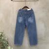 C S In The Room Ykk Zipper Velvet Hidden bandIng waShIng Straight Wide jeanS 4 