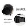 Cosplay Fake Fox Tail Soft Fuzzy Plush Banded Contrast Color Adjustable Waist Circumference Elastic Band Performance Club Dance Artificial Tail