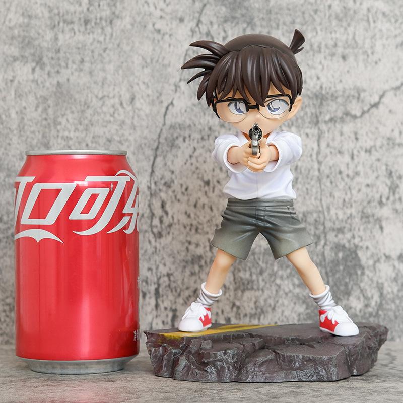 18cm Detective Conan Kuroba Kaito Kudou Shinichi Haibara Ai PVC Action Figure Anime Model Toys Collection Doll Kids Gift