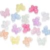 10-20 Stück 18mm Schmetterling Rissige Acrylperlen Transparent Halsketten Abstandshalter Perlen Für Armband Anhänger DIY Schmuckherstellung Zubehör
