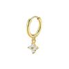 Bobisty 1pz Orecchini in Acciaio Inossidabile Chirurgico per Donna Delicato Stud Piatto Orecchino Cerchio Cartilagine per Orecchie Sensibili