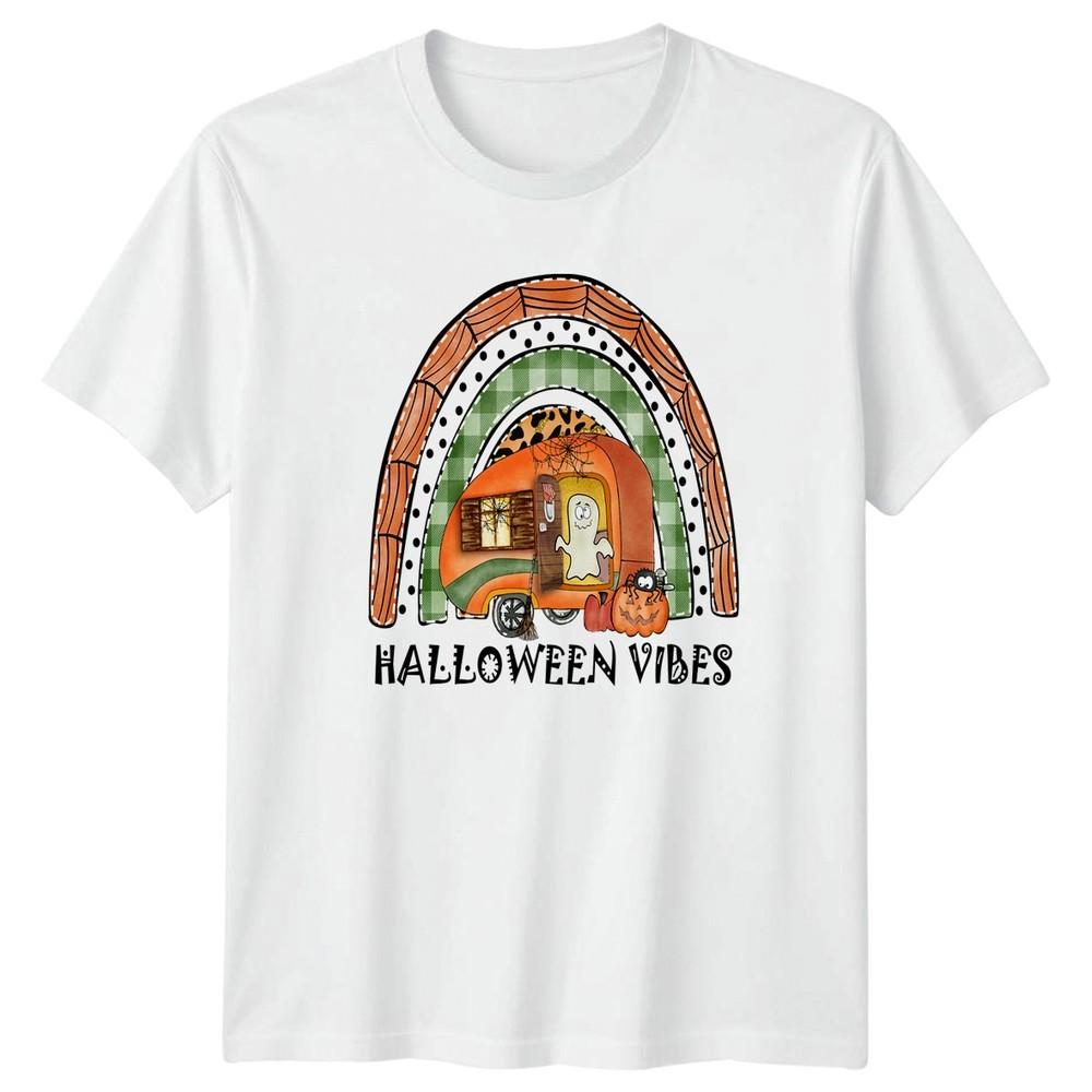 Halloween Vibes TShirt Camping Halloween Halloween Gift For Him And Her S