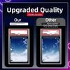 Transparent Graded Card Case Removable UV Protection 35PT Collectible Card Box Sturdy Durable Trading Card Protection Box