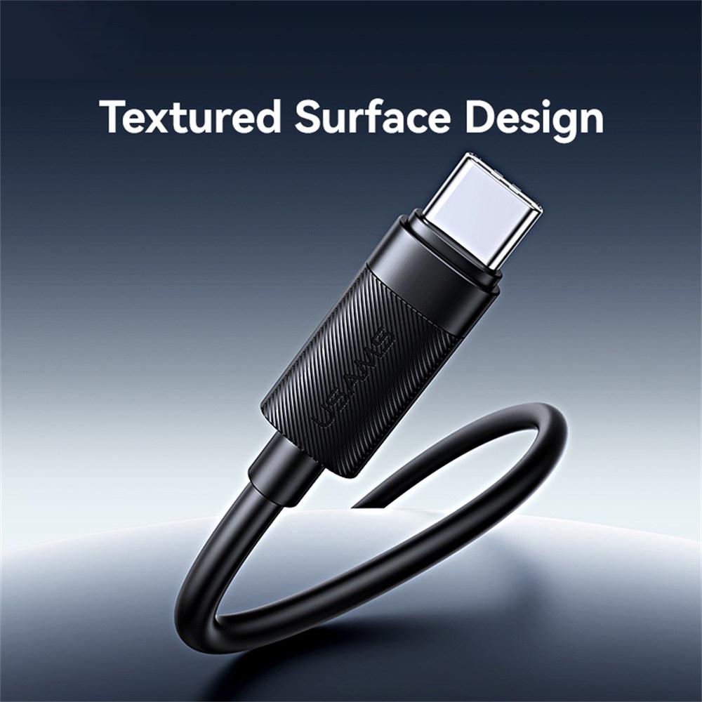 USAMS SJ777 U94 3A 18W USB-A to Type-C Fast Charging Cable Data Transfer Cord for Phones/Tablets