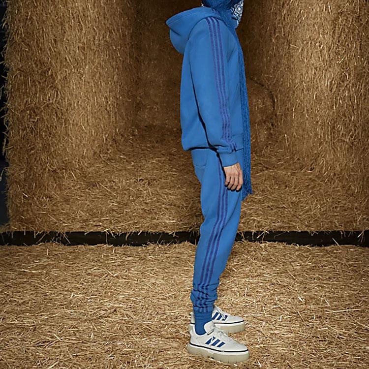 Adidas Originals X Ivy Park Sammerket Casual Ensfarvede Joggebukser Unisex Underdeler Blå H61692