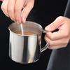 New 350-1250ml Mug 304 Stainless Steel With Lid Tea Cup Handle Design Water Cup Travel